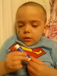 Someone got a stick today, beyond proud of herself