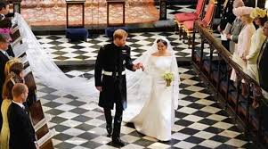 The wedding dress worn by meghan markle at her wedding to prince harry on 19 may 2018 was designed by the british fashion designer clare waight keller, artistic director of the fashion house givenchy. Meghan Markle S Wedding Dress Why Her Royal Veil Had Indian Lotus Designed On It Lifestyle News The Indian Express