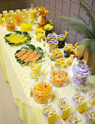 Winniethepooh Birthdayparty 1 Baby Bear Baby Shower Baby Shower Food Winnie The Pooh Birthday