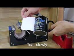I Transfer White Toner Printer Printing Normal Dark Ceramic Mug Laser Transfer Printing Youtube White Toner Transfer Print Mugs