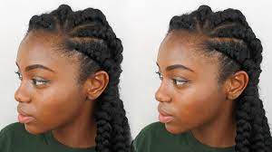 The braids should contain your natural and some artificial ghana strands to create voluminous and well protected hair. How To Ghana Braids Natural Hair Youtube