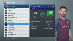 Barcelona kits, fc barcelona clothing shop. Pes 2019 Barcelona Face And Player Ratings Youtube