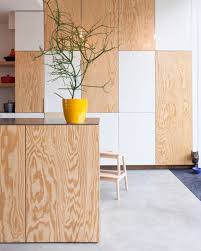 15 Idees Deco Avec Du Bois Et Contreplaque Shake My Blog Cuisine En Contreplaque Deco Cuisine Moderne Meuble Contreplaque
