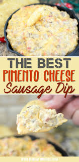 Sausage Pimento Cheese Dip Recipe Appetizers Partyfood Partyappetizers Diprecipes Pimento Cheese Dip Recipe Cheese Dip Recipes Sausage Dip