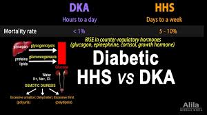 Hyperosmolar Hyperglycemic State Diabetic Hhs Vs Dka Animation