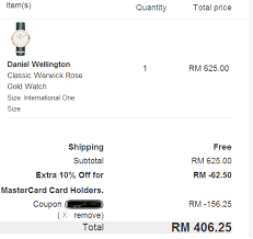 Get instant savings with this coupon code during checkout. Why Daniel Wellington In Malaysia Shopcoupons