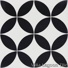 Circulos B Black And White Cement Tile Stencil Elisi Fikirleri Desenler
