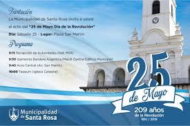Se viene un fin de semana extra largo, ¿cuándo es el próximo feriado de 2021? 25 De Mayo En La Ciudad Municipalidad De Santa Rosa