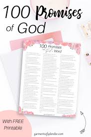 Praying God S Promises With Power With Free Printable Gods Promises Word Of God Free Bible Study