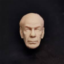 1/10 Scale Batman Butler Michael Goff Head Sculpt Unpainted Fit 7" Neca  Figure
