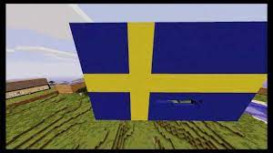 Minecraft: Swedish Flag Timelapse - YouTube