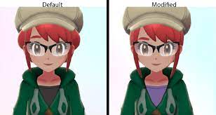 Tweaked Romantic Tuck Hairstyle Pokemon Sword Shield Skin Mods