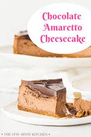 Chocolate Amaretto Cheesecake Recipe Amaretto Cheesecake Valentines Recipes Desserts Boozy Desserts