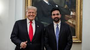 Anyone expecting a showdown when Trump met Mamdani got a pretty big  surprise | US News | Sky News