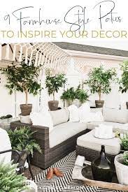 At home has farmhouse patio furniture and decor that will create a cozy and welcoming outdoor space. 9 Farmhouse Patios To Get You Ready For Summer City Girl Gone Mom