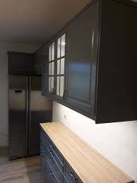 Kuchnia Ikea Metod Z Szarymi Frontami Bodbyn Mit Bildern Ikea Kuche Ikea Kuche