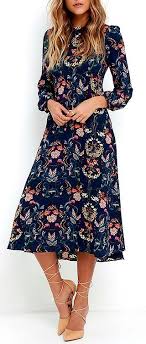 Boots, sandals, athletic shoes, dress shoes, heels, slippers Garden Splendor Navy Blue Floral Print Dress Navy Blue Floral Print Dress Fashion Dresses