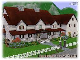 Sims 4 downloads · cc · clothes · hair · furniture · mods · custom content. Illiana S Handsome Horse Ranch 4bd
