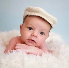 Newsboy Flat Cap HAT for Newborn Sitter Toddler Baby (driving Drivers Golf  Paper Boy Hat)