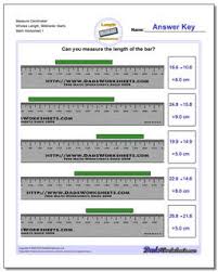 In the drawing below we show various options for cm and mm and how to correctly read the ruler; Metric Measurement