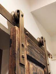 Maybe you would like to learn more about one of these? Solid Antique Brass Single Door Sliding Barn Door Rustic Hardware With 3 Smooth Rolling Caster Metal