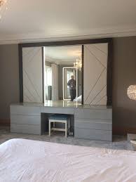 For comfort, a dressing stool or dressing table chair can be added to tuck away into the knee hole space neatly. Bespoke Bedside Cabinets Drawer Units