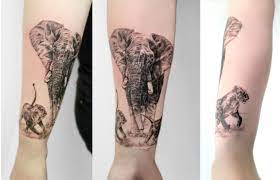 tattoo studio sundige haut elefant tattoo lions tattoo arm tattoo animal tattoo arm tattoo lions tattoo tattoo studio