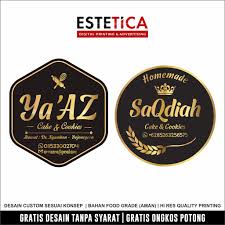 Jual beli online aman dan nyaman hanya di tokopedia. Sticker Label Gold Effek Sticker Toples Sticker Kue Kering Custom Shopee Indonesia