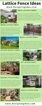 Very practical and a striking garden. 55 Lattice Fence Design Ideas Pictures Popular Types Designing Idea
