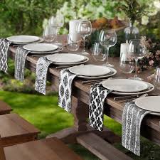 They are available in a variety of colours and patterns to suit your style and home. Everyday Casual Prints Assorted Cotton Fabric Napkins Set Of 24 17 X17 Overstock 20979041