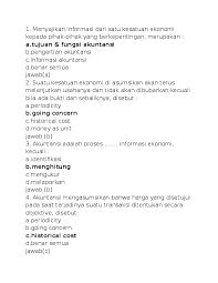 Manakah di antara akun dalam kolom chart of account (coa) yang disesuaikan di kertas kerja akhir periode perusahaan jasa berikut ini, yang dipindahkan ke kolom neraca?. Doc Soal Akutansi Docx Jimmy Lp Academia Edu