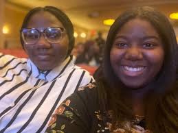 Choir selfies!!! ❤️🩶 Our choral students have the opportunity to see  “Souls of Time” this morning! One of our choral students, Isaac Dubose, is  a part of this production! #SoulsofTime24