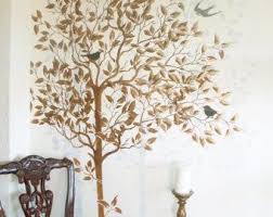 This beautiful large elm tree stencil is perfect for murals, kids rooms and faux frescoes. Stencil Wall Stencil Wall Stencil Tree Branch Stencil Wall Stencils Decorative Stencil Stencil Pattern Wall Decor Tree Stencil For Wall Bird Stencil Tree Stencil