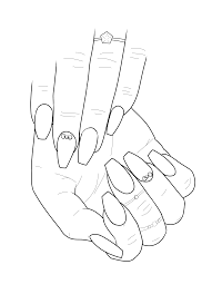 Pin On Nail Art Adult Coloring Book