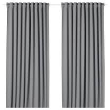 Majgull ستائر عاتمة زوج واحد رمادي 145x300 سم Ikea