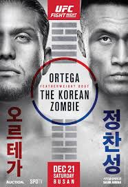 랭킹 4위 정찬성은 18일(한국시간) 아랍에미리트(uae) 아부다비의 야스 아일랜드에서 열린 'ufc 파이트 나이트 180' 페더급. ì •ì°¬ì„±vsì˜¤ë¥´í…Œê°€ Ufc ë¶€ì‚°ëŒ€íšŒ ê³µì‹ í¬ìŠ¤í„° ê³µê°œ