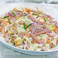 Y puedes acompañarla de unas buenas patatas fritas. Ensalada De Col Con Manzana Receta De Divina Cocina Cocina Alemana Ensaladas Recetas Ensalada De Col