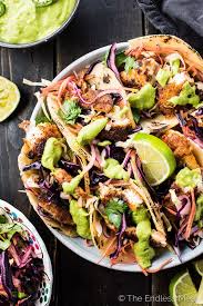 Check spelling or type a new query. These Crazy Delicious Baja Fish Tacos Are Made With White Fish Coated In Blackening Spice Rub Then Pan Sear Baja Fish Tacos Clean Eating Recipes Southwest Slaw