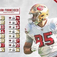 They compete in the national football. 2019 49ers Schedule Wallpapers Niners Nation