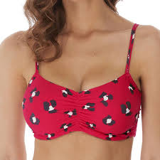 Haut de maillot de bain bandeau joy blue devo. Haut De Maillot De Bain Brassiere Armatures Freya Maillots Wild Cat Red Freya Maillots Wild Cat Fitancy