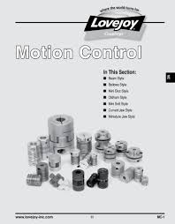 motion control couplings lovejoy pdf catalogs