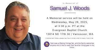 Loved my big brother, Sam! I will miss him so much. Here are the details of  his memorial.