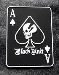 Black And Silver American Flag Patch Meaning Black Unit Devgru Skull Ace Of Spades Patch Pvc Card Tattoo Designs Patches Ace Of Spades