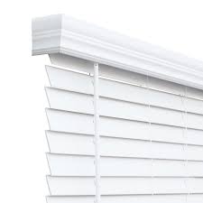 Mini blinds from hotblinds.com are made from aluminum/metal instead of vinyl mini blinds, making them stronger and more durable than the competition. 2 Faux Wood Window Blind 23 X 36 White Lowest Wholesale Pricing