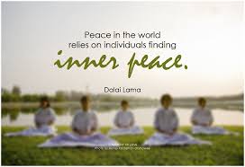 The real peace & divinity is. Peace In The World Relies On Individuals Finding Inner Peace Inner Peace Quotes Finding Inner Peace Inner Peace
