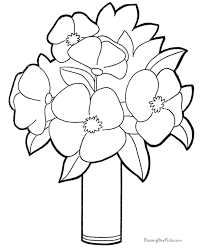 To print out your flowers coloring page, just click on the image you want to view and print the larger picture on the next page. Flower Pictures To Color For Kids Coloring Home