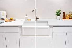 Both are manufactured surfaces, but have very different qualities. Solid Surface Countertops Vs Quartz Countertops