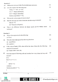Primary (ram and rom) and secondary memory  storage. Icse 2019 Computer Applications Question Paper For Class 10