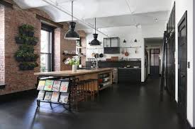 Loft A New York Par Union Studio Cuisine Style Industriel Cuisine Loft Decoration Interieure