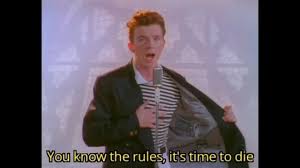 So really, the question of whether you should use john and me or john and i is as simple as whether you would use me or i. don't be a d*ck the fact that people commonly get these two pronouns mixed up when used in conjunction with another noun or pronoun is not really the issue. You Know The Rules It S Time To Die Video Template Youtube